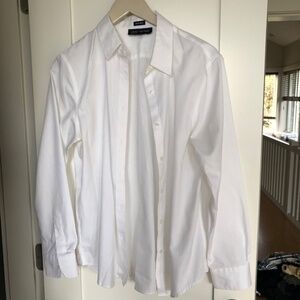 Jones NY No Iron White Blouse